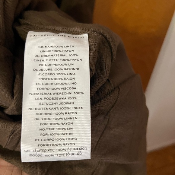 Faithfull the Brand La Piedra Maxi Dress Chocolate 10 - Picture 10 of 12